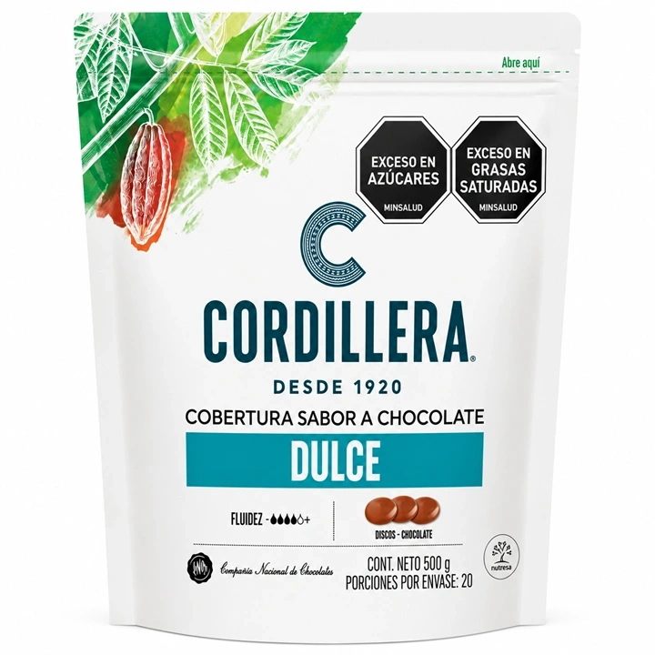Cobertura de Chocolate Cordillera Dulce x 500 g