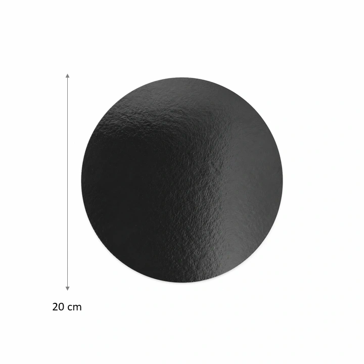 Blonda Circular Negra 20 cm