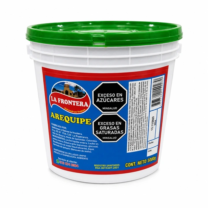 Arequipe La Frontera T verde (Horneable) x 5 kg