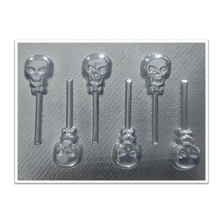 Molde de acetato Paleta calavera x6cav