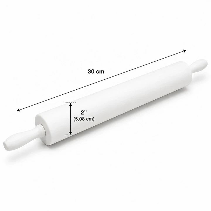 Rodillo de PVC para Masas 2" x 30 cm