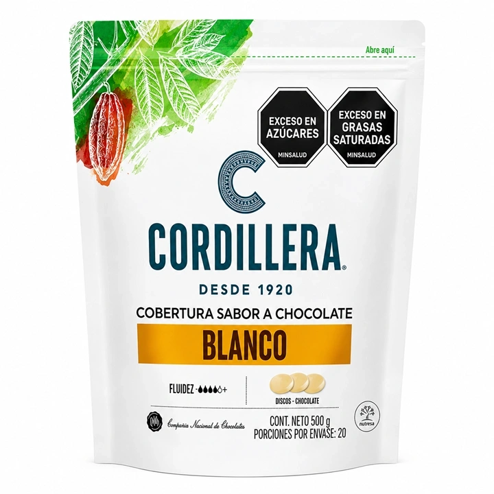 Cobertura de Chocolate Cordillera Blanca x 500 g