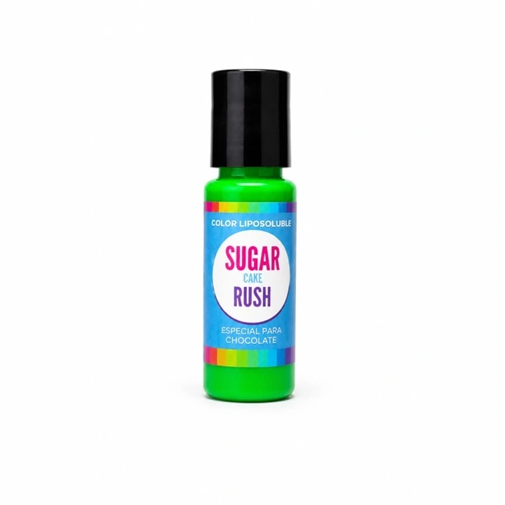 Colorante Liposoluble Sugar Rush Verde Neón x 30 g