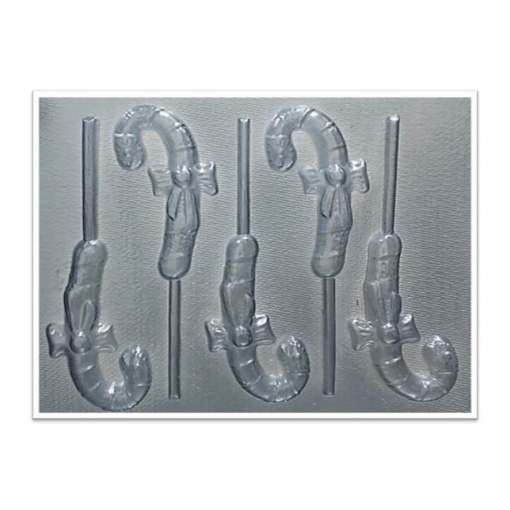 Molde de acetato Paleta bastones x 5cav