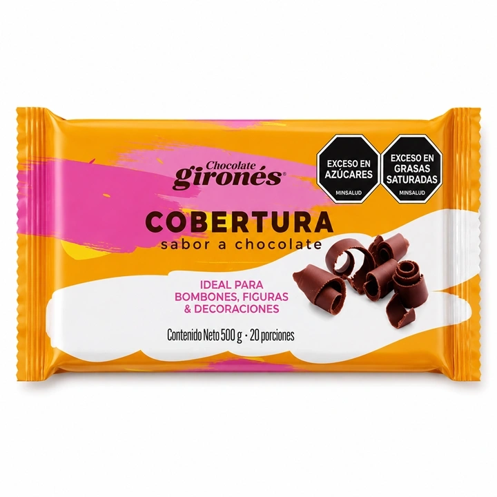Cobertura de Chocolate Gironés Leche x 500 g
