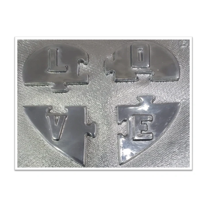 Molde de acetato Corazón Love rompecabezas