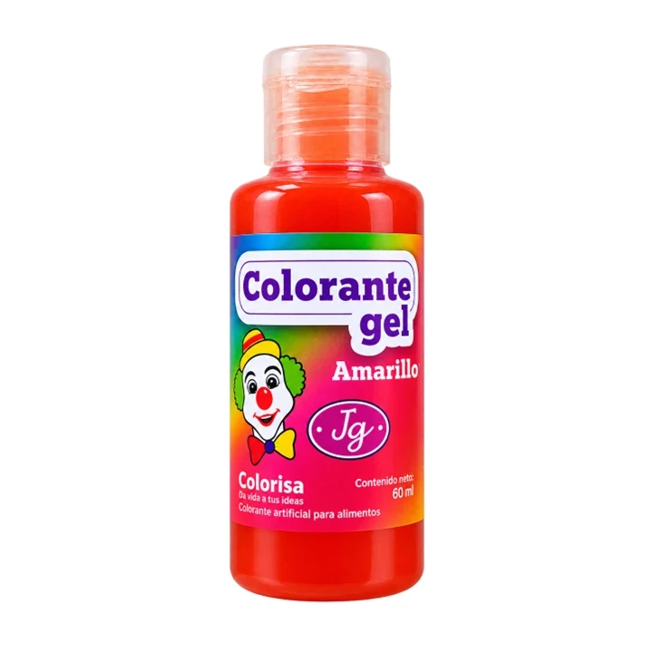 Colorante en Gel Colorisa Amarillo x 60 ml