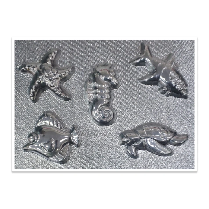 Molde de acetato Figuras marinas x5cav