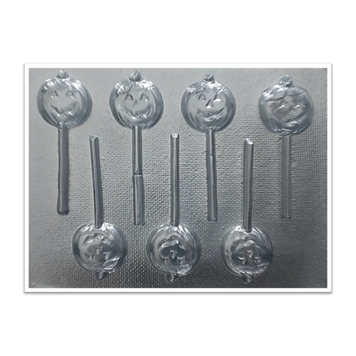 Molde de acetato Paleta calabaza x7cav