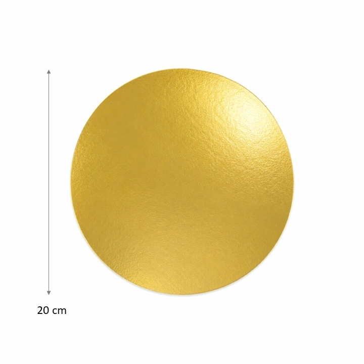 Blonda Circular Dorada 20 cm