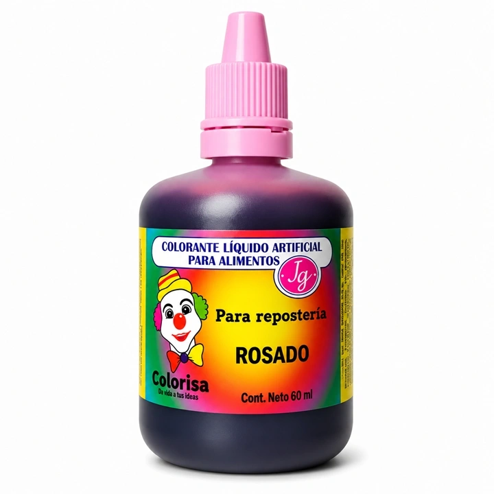 Colorante Líquido Colorisa Rosado x 60 ml