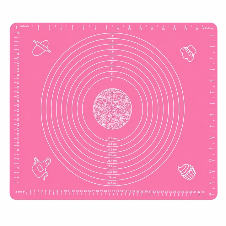 Tapete de Silicona Rosado 40 × 50 cm Ref. SCR-248