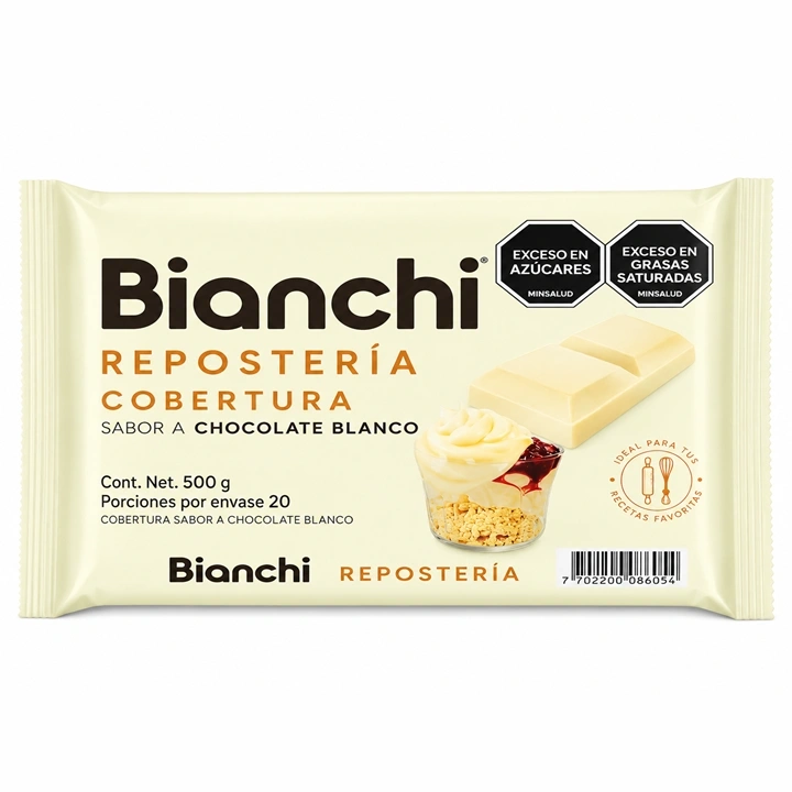 Cobertura de Chocolate Bianchi Blanca x 500 g