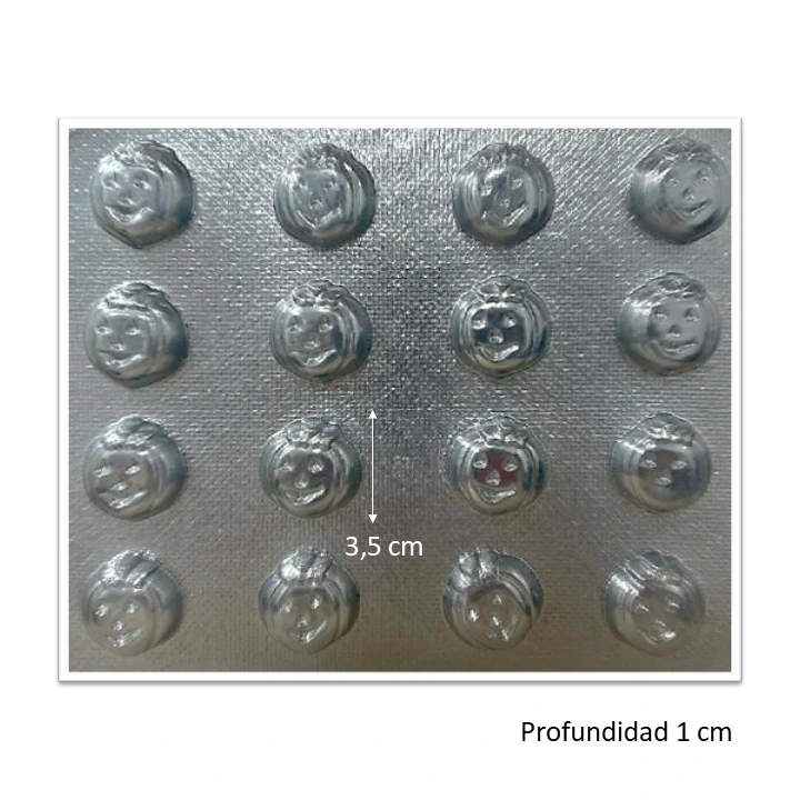 Molde de acetato Calabazas x 16cav