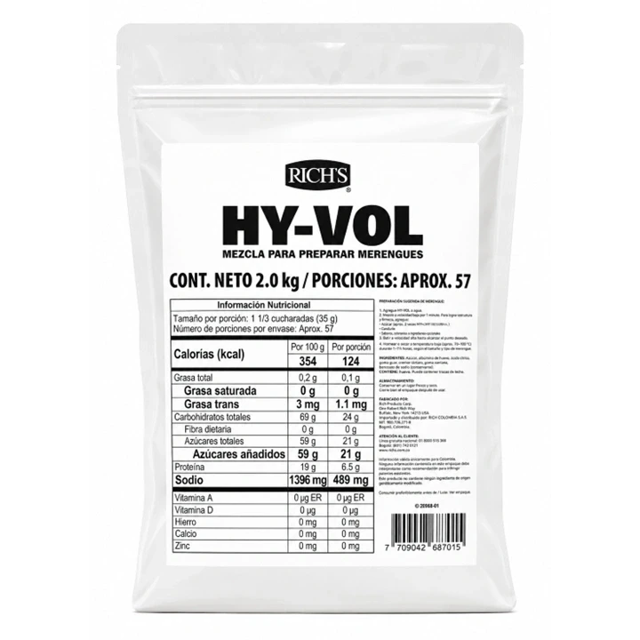 Mezcla para Preparar Merengues Rich's Hy-Vol