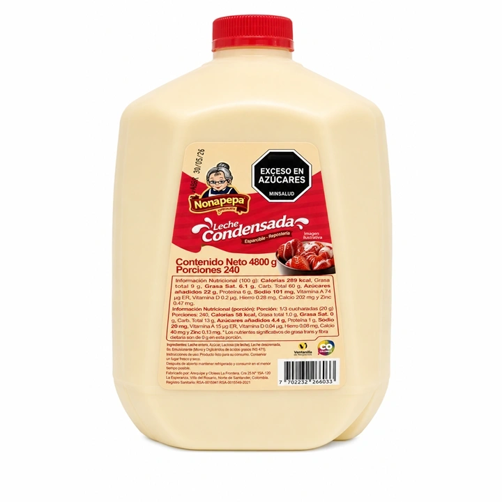 Leche Condensada Nonapepa x 4,8 kg