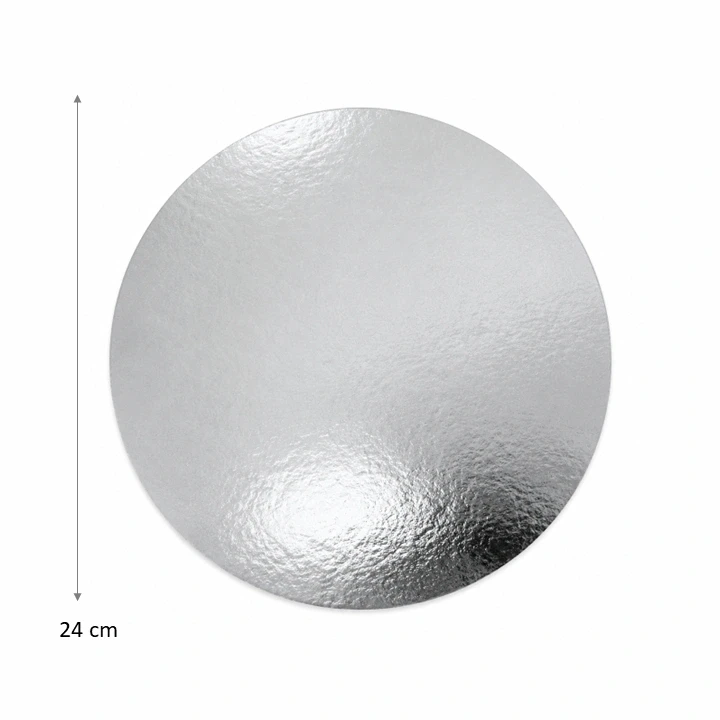 Blonda Circular Plateada 24 cm