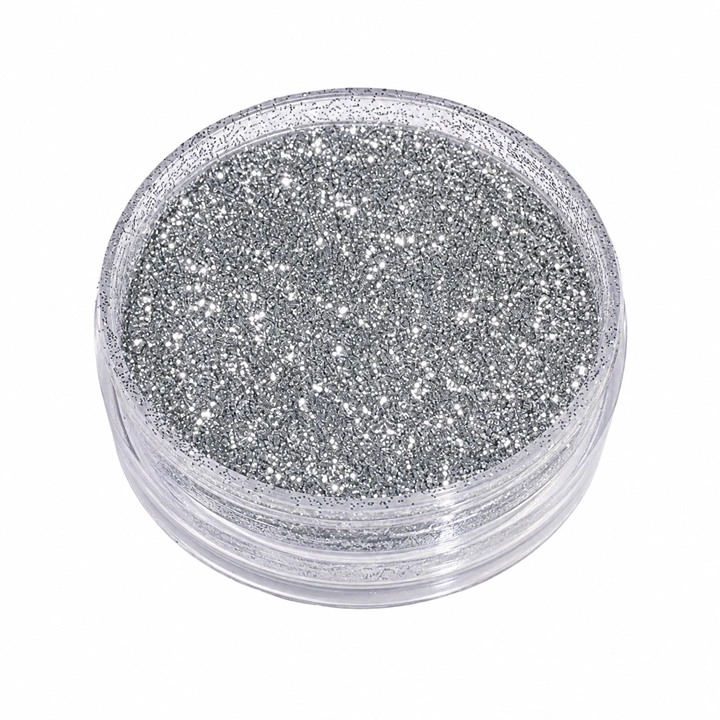 Diamantina Escarcha Plateada x 10 g