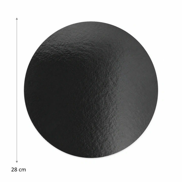 Blonda Circular Negra 28 cm