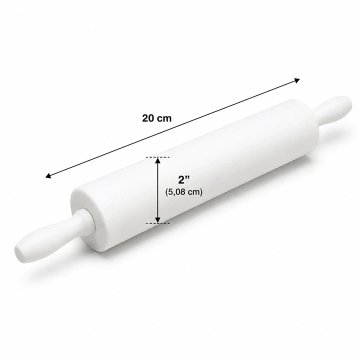 Rodillo de PVC para Masas 2" x 20 cm