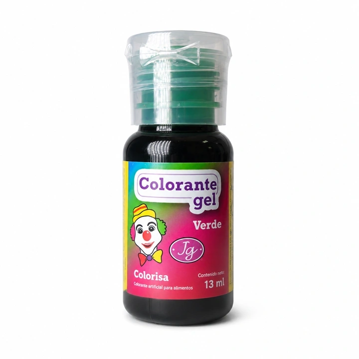 Colorante en Gel Colorisa Verde x 13 ml