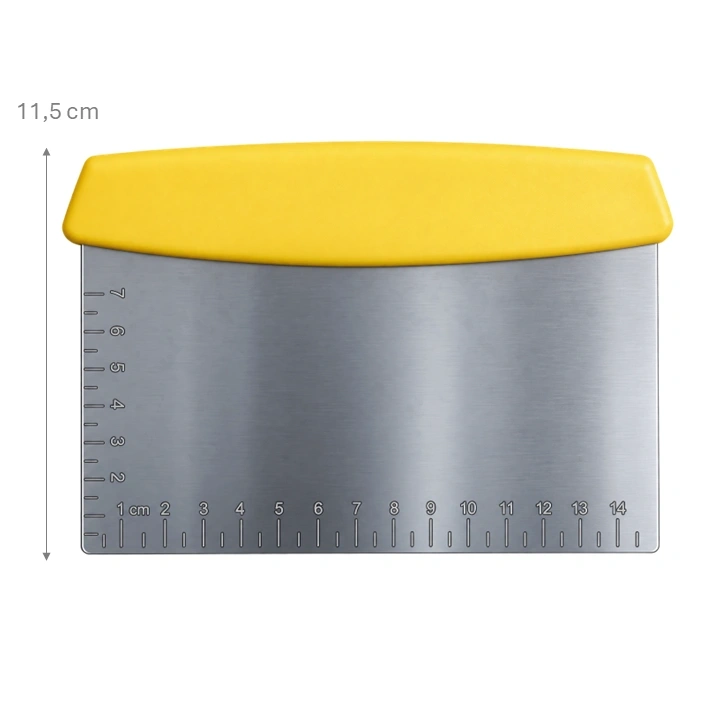 Raspe Metálico con Mango Amarillo Ref. NO-230