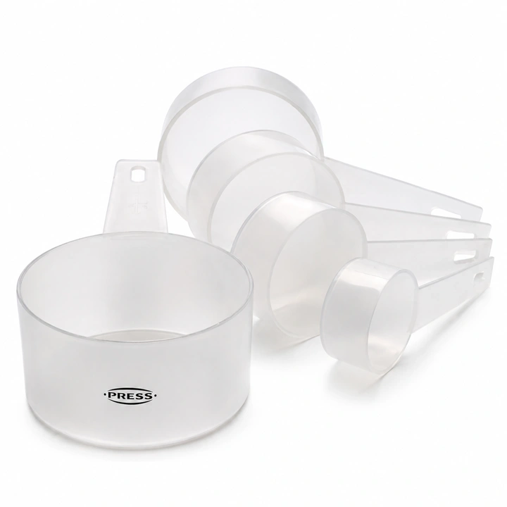 Tazas Medidoras Plásticas x 5 Piezas Ref. 76820