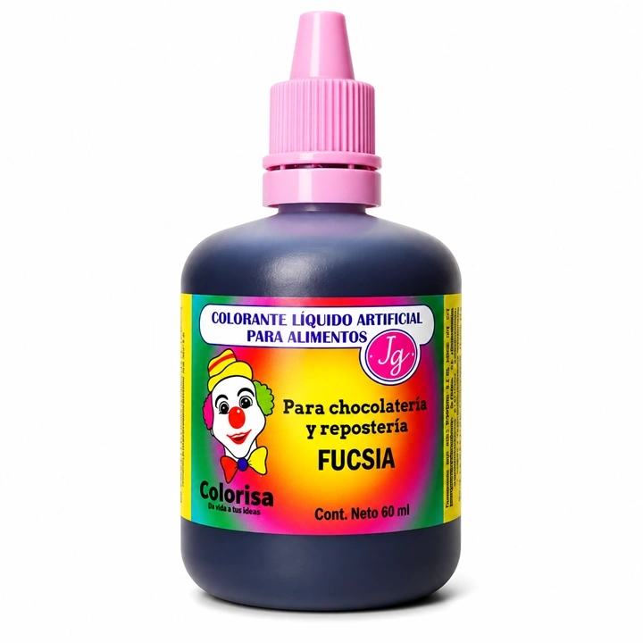 Colorante Líquido Colorisa Fucsia x 60 ml