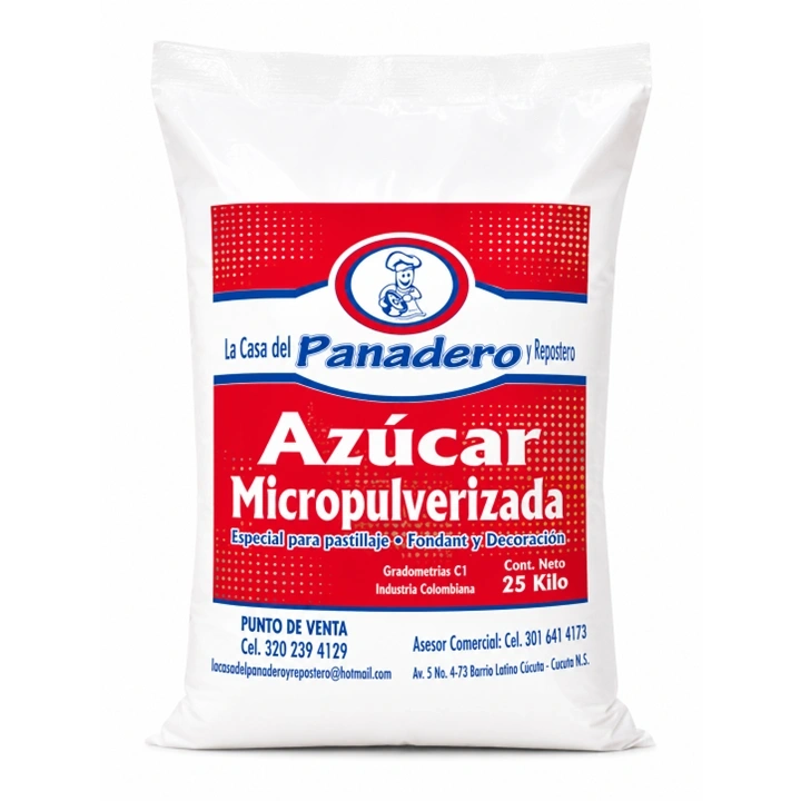 Azúcar Micropulverizada x 25 kg