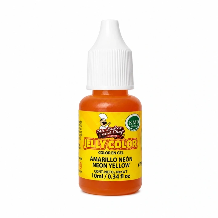 Colorante en Gel Jelly Color Amarillo Neón x 10 ml
