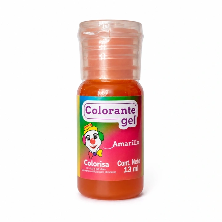 Colorante en Gel Colorisa Amarillo x 13 ml