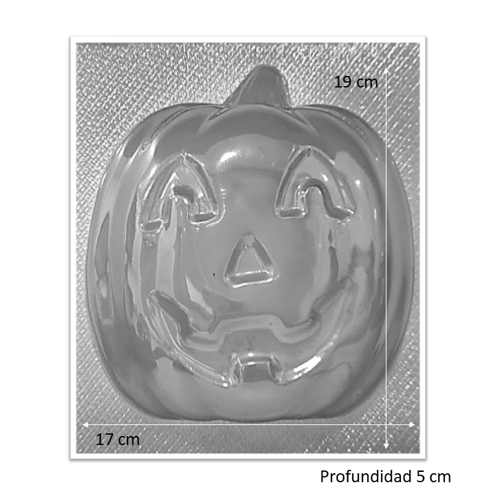 Molde de acetato Cara Calabaza x 1cav