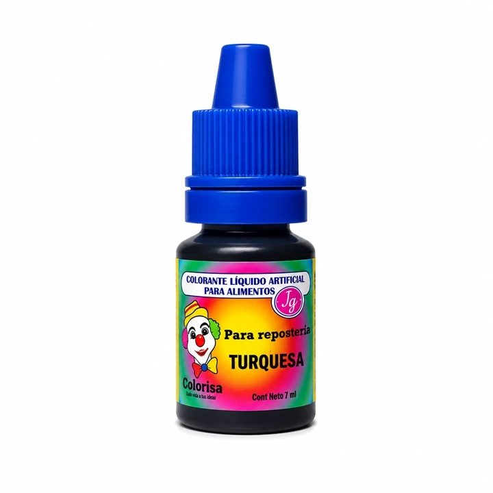 Colorante Líquido Colorisa Turquesa x 7 ml