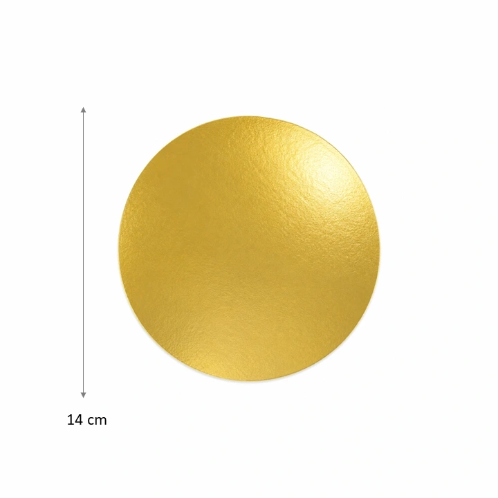 Blonda Circular Dorada 14 cm