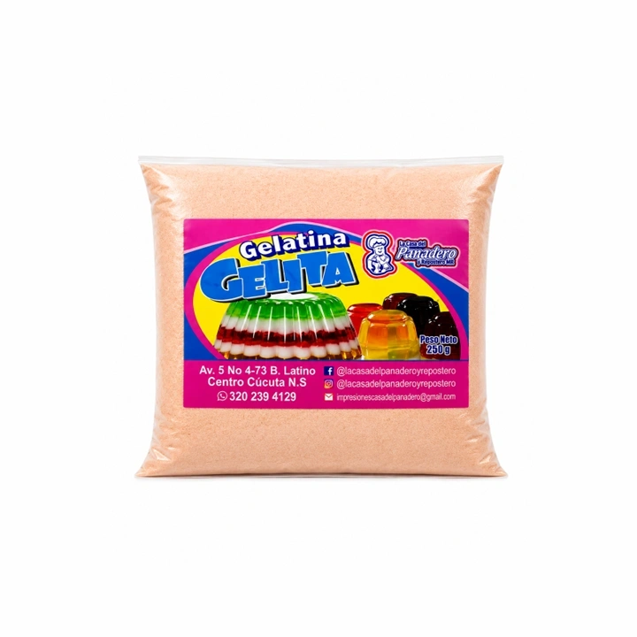 Gelatina Sabor a Naranja x 250 g