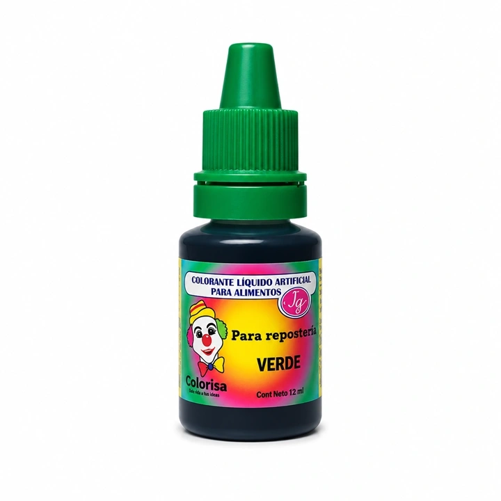 Colorante Líquido Colorisa Verde x 12 ml