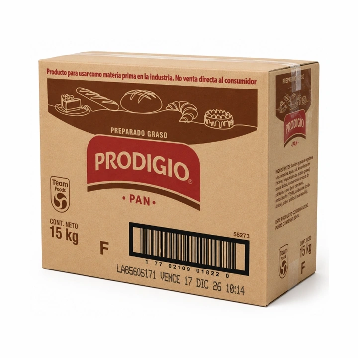 Preparado Graso Prodigio Pan x 15 kg