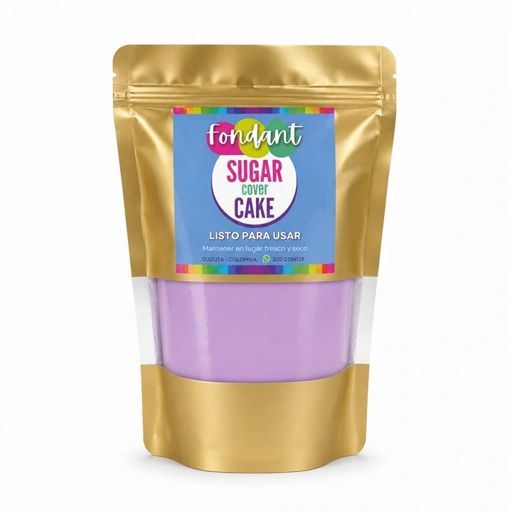 Fondant Sugar Cover Cake Lila Pastel 500 g