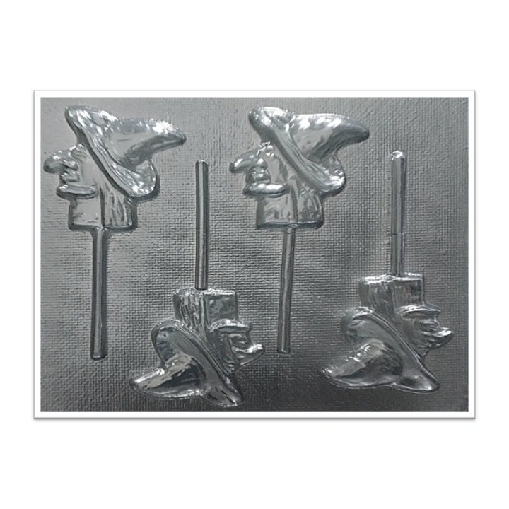Molde de acetato Paleta de bruja x4cav