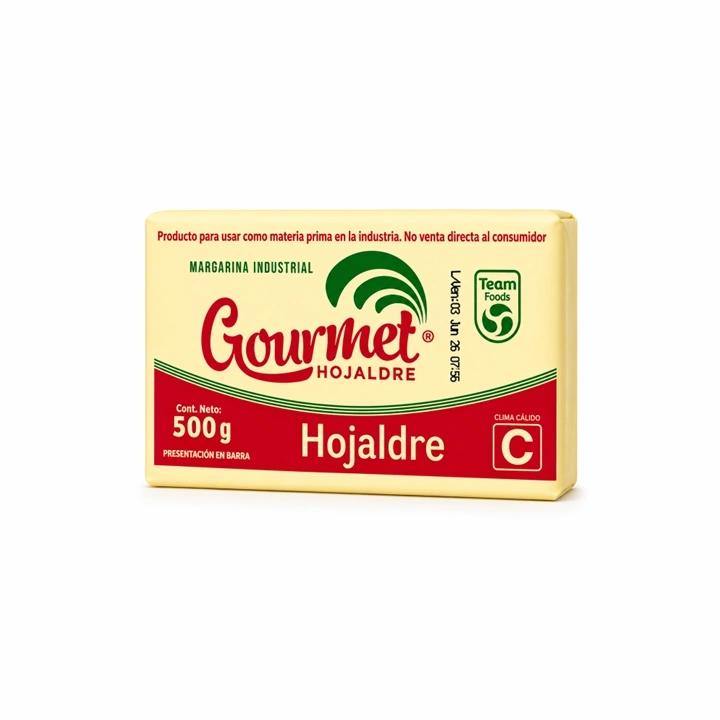 Margarina para hojaldre Gourmet Hojaldre x 500 g