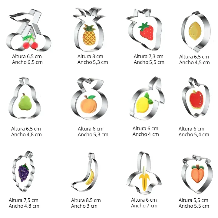 Set cortadores frutas Ref. ORQ5419