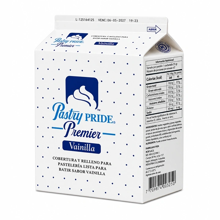 Chantilly Líquida Pastry Pride Premier Vainilla x 4 kg