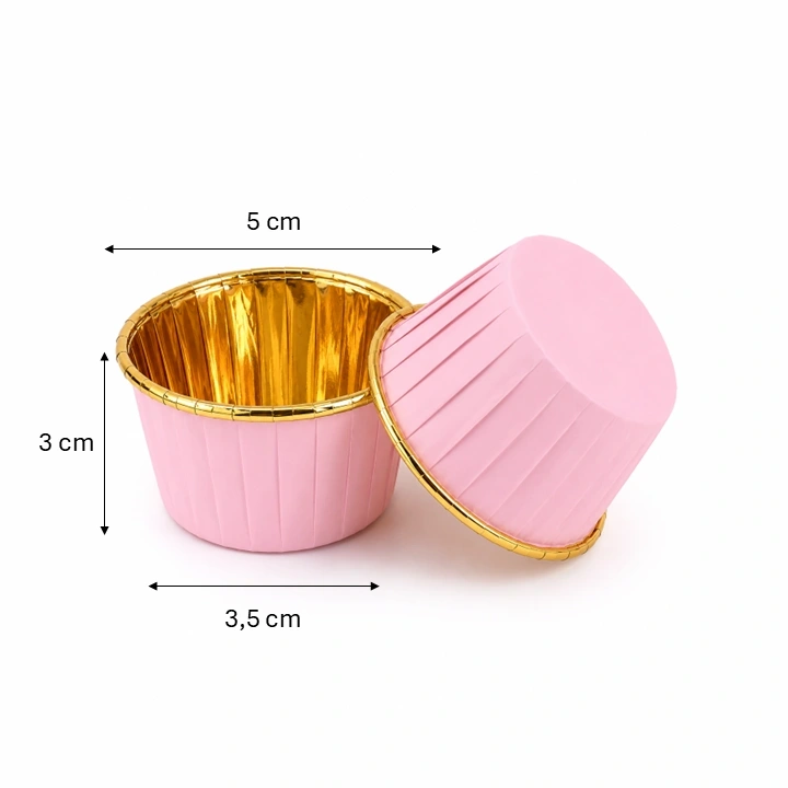 Capacillo Aluminio #1 Rosado x10 Ref. SCR-309