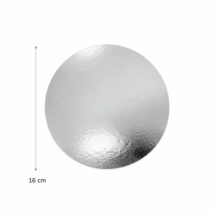 Blonda Circular Plateada 16 cm