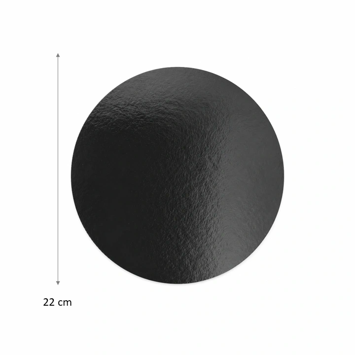 Blonda Circular Negra 22 cm