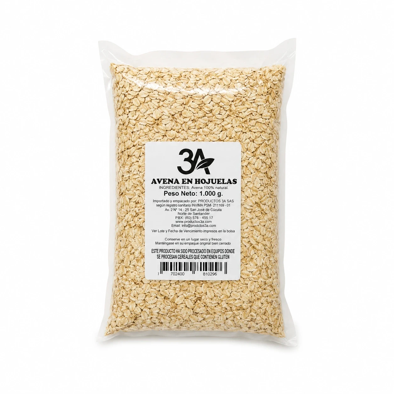 Avena en Hojuelas x 1 kg