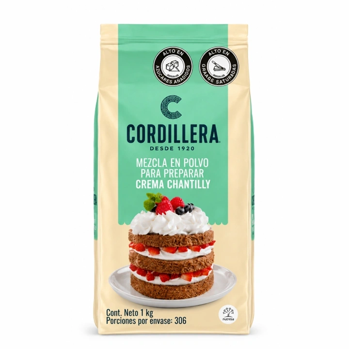 Crema Chantilly en Polvo Cordillera x 1 kg