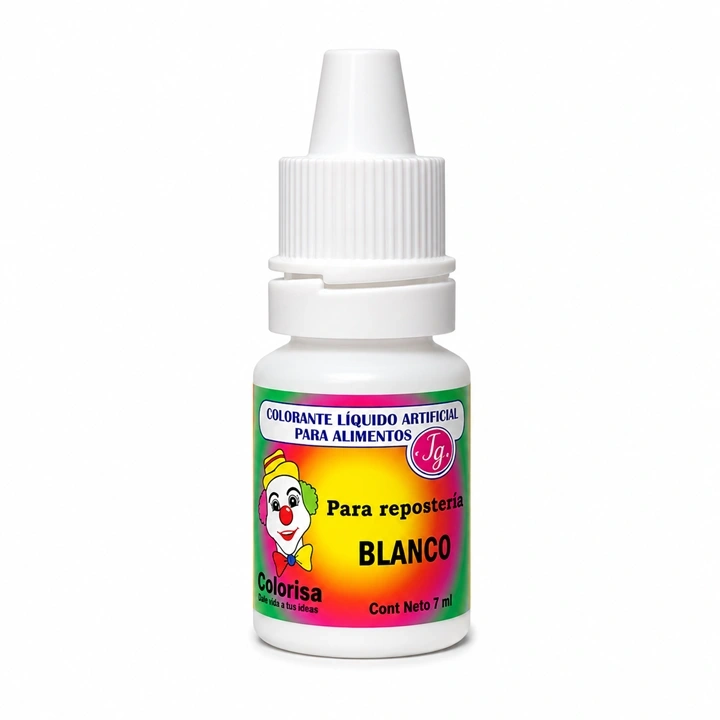 Colorante Líquido Colorisa Blanco x 7 ml
