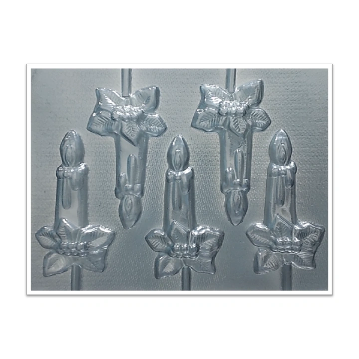 Molde de acetato Paleta velas x 5cav
