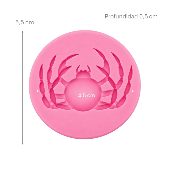Molde Silicona Araña Ref. SCR-157
